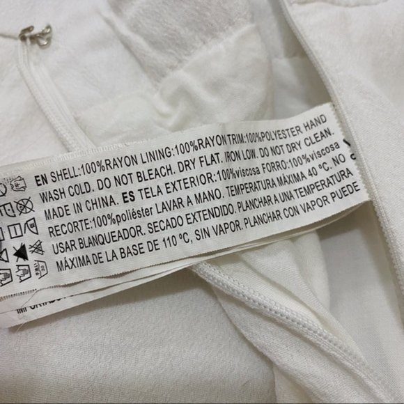 Forever 21 White Lace Trim Size XS Shorts Casual High Waist Gauze Cheeky Fit - Picture 6 of 8